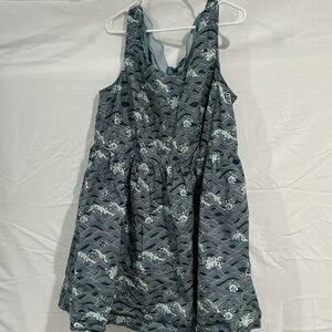 Modcloth Blue and White Maxi Dress